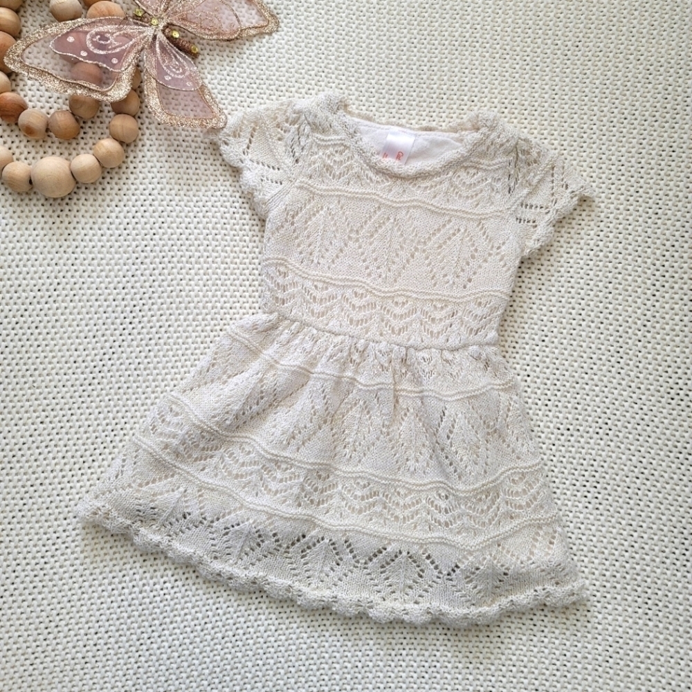 Cat and Jack little girls knitted dress size 2T